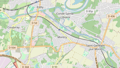 Carte de localisation de l'évènement