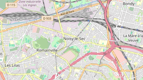 Carte de localisation de l'évènement