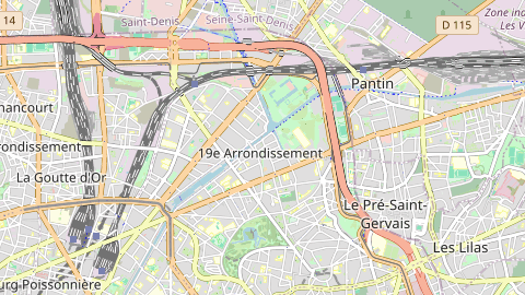 Carte de localisation de l'évènement