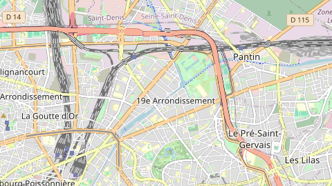 Carte de localisation de l'évènement