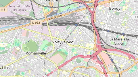 Carte de localisation de l'évènement