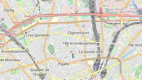 Carte de localisation de l'évènement