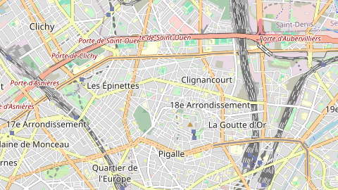 Carte de localisation de l'évènement