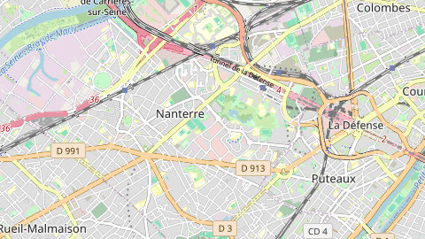 Carte de localisation de l'évènement