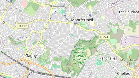 Carte de localisation de l'évènement