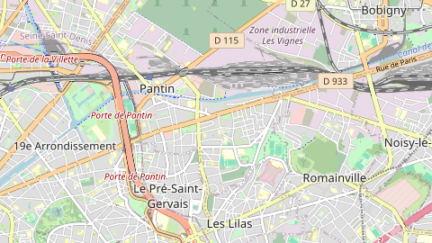 Carte de localisation de l'évènement