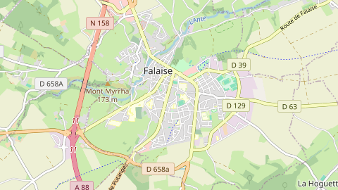 Carte de localisation de l'évènement