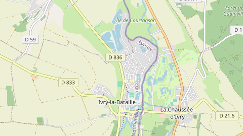 Carte de localisation de l'évènement