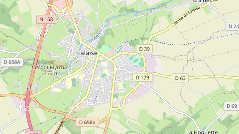 Carte de localisation de l'évènement