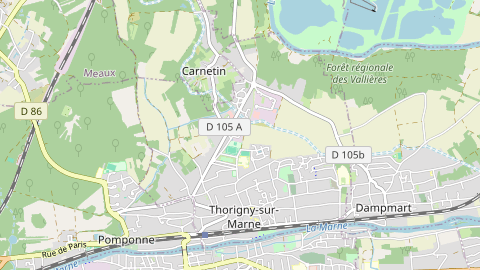 Carte de localisation de l'évènement