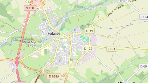 Carte de localisation de l'évènement