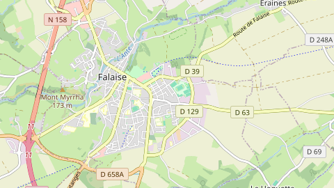 Carte de localisation de l'évènement