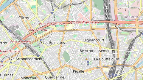 Carte de localisation de l'évènement