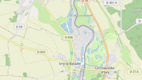 Carte de localisation de l'évènement