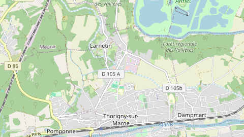 Carte de localisation de l'évènement