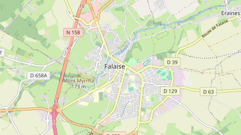 Carte de localisation de l'évènement