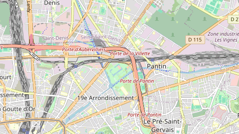 Carte de localisation de l'évènement