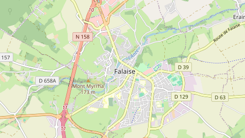 Carte de localisation de l'évènement