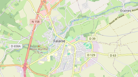 Carte de localisation de l'évènement