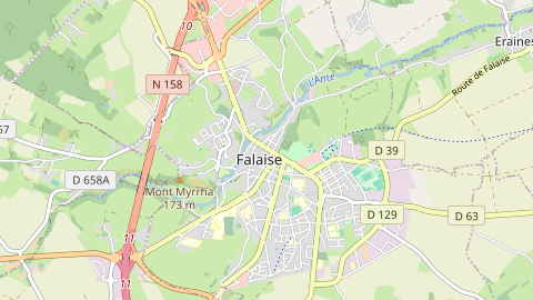 Carte de localisation de l'évènement