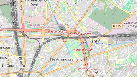 Carte de localisation de l'évènement