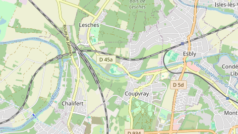 Carte de localisation de l'évènement