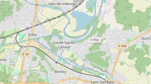 Carte de localisation de l'évènement