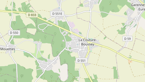 Carte de localisation de l'évènement