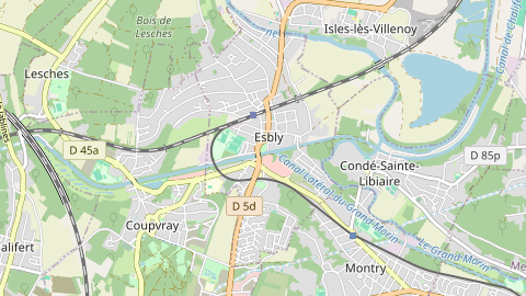 Carte de localisation de l'évènement