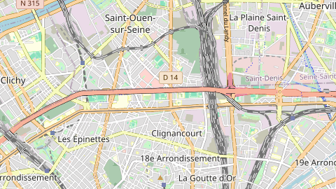 Carte de localisation de l'évènement