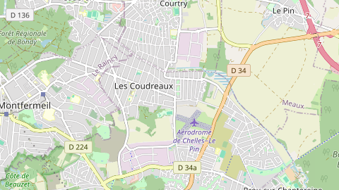 Carte de localisation de l'évènement