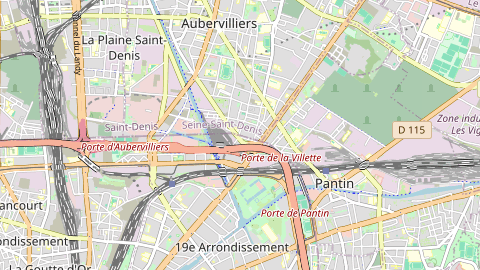 Carte de localisation de l'évènement