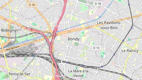 Carte de localisation de l'évènement