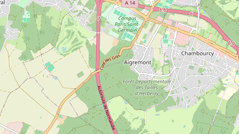 Carte de localisation de l'évènement