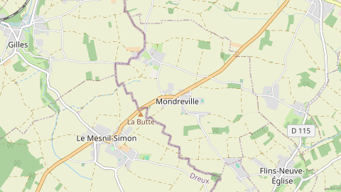 Carte de localisation de l'évènement