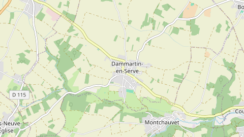 Carte de localisation de l'évènement