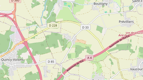 Carte de localisation de l'évènement