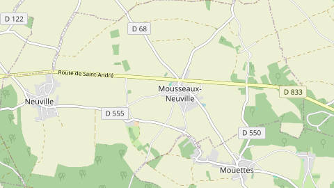 Carte de localisation de l'évènement