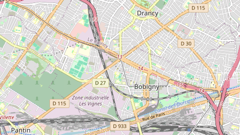 Carte de localisation de l'évènement
