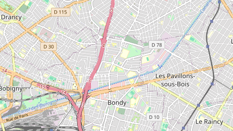 Carte de localisation de l'évènement