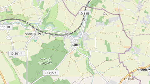 Carte de localisation de l'évènement