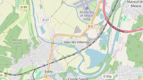 Carte de localisation de l'évènement