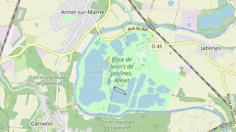 Carte de localisation de l'évènement