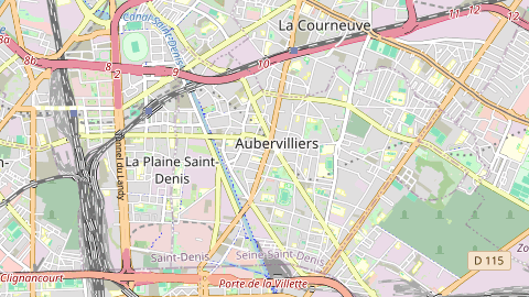 Carte de localisation de l'évènement