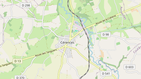 Carte de localisation de l'évènement