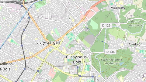 Carte de localisation de l'évènement