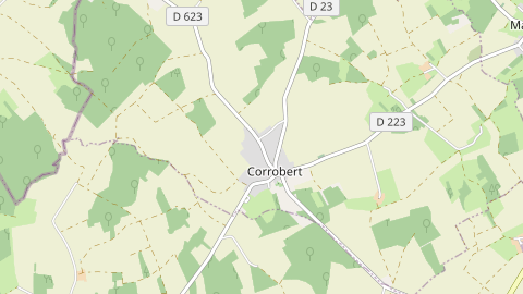 Carte de localisation de l'évènement