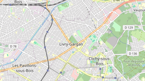 Carte de localisation de l'évènement