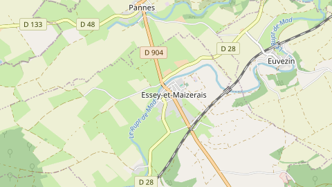 Carte de localisation de l'évènement