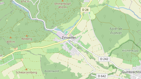 Carte de localisation de l'évènement